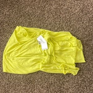 Neon Calvin Klein wrap scarf